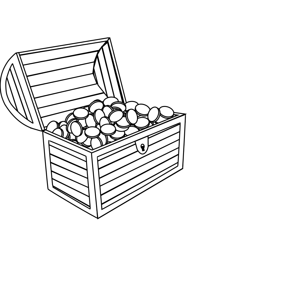 Как нарисовать сундук закрытый