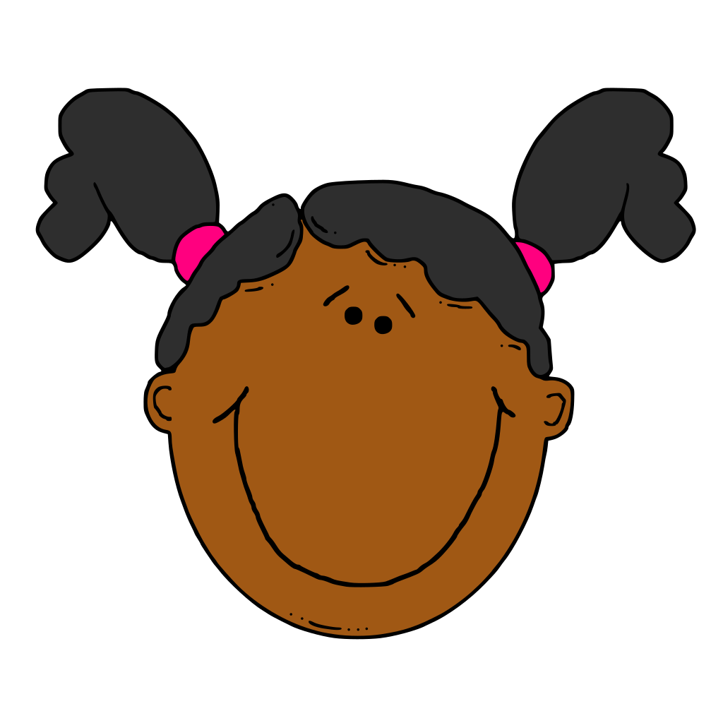 Teenage Girl Cartoon Face PNG, SVG Clip art for Web - Download Clip Art ...