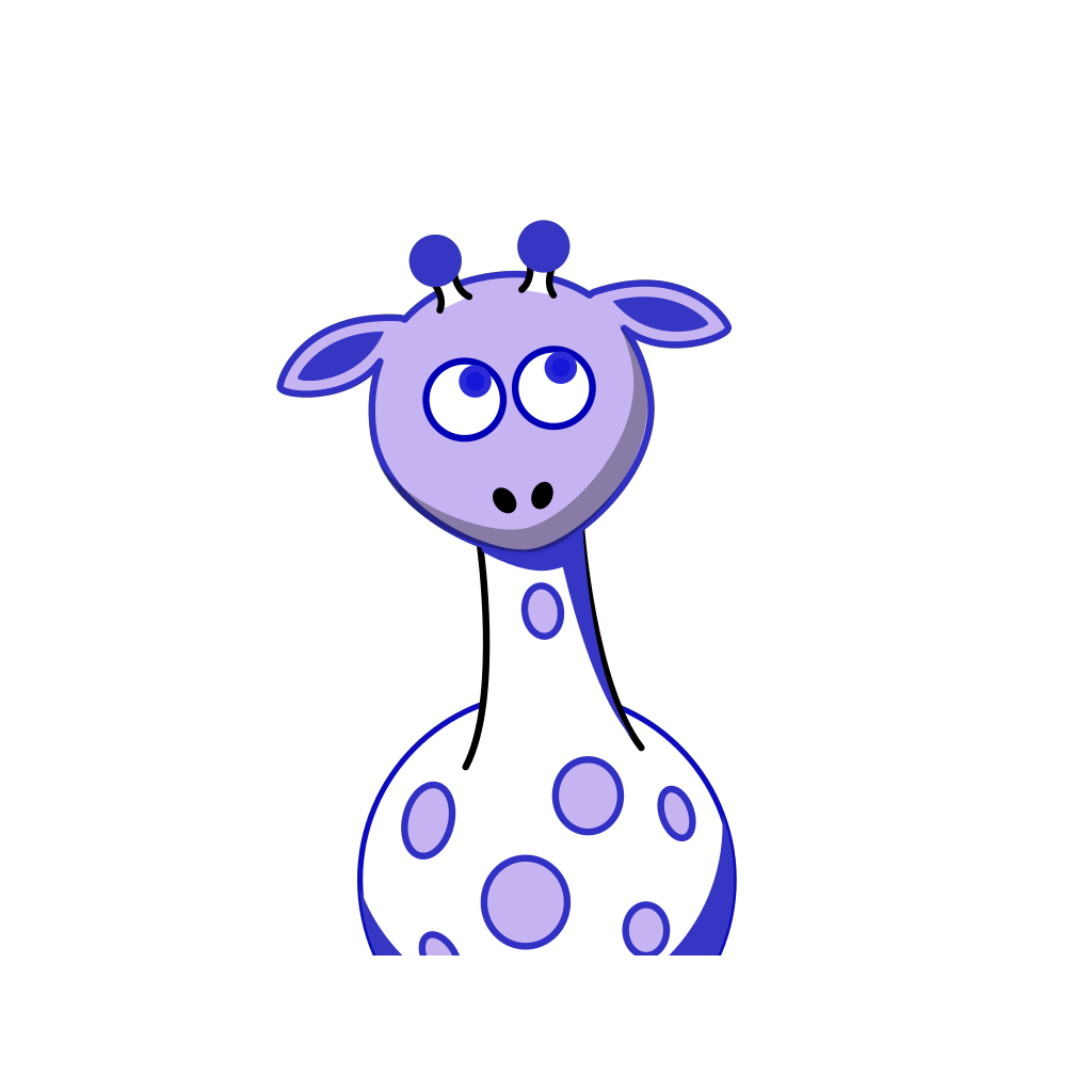Download Purple Giraffe PNG, SVG Clip art for Web - Download Clip ...