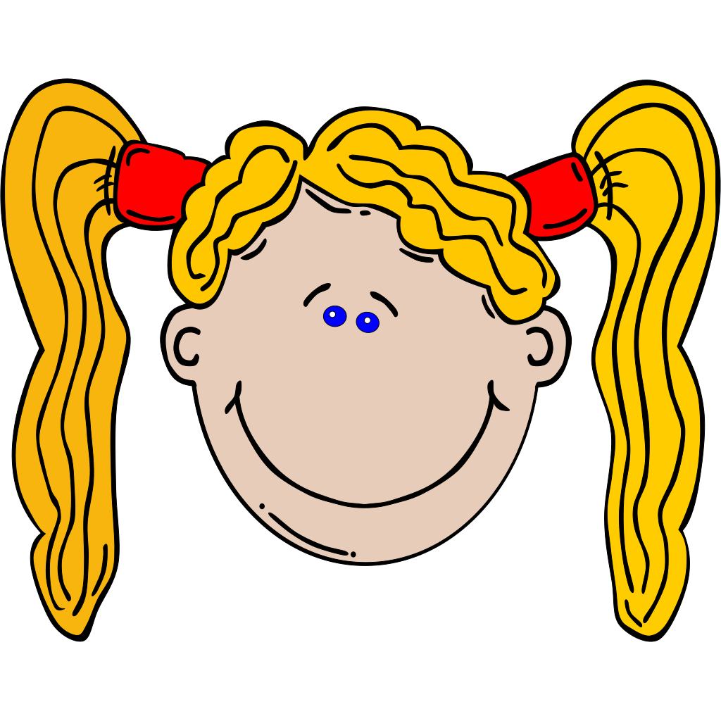 Mummy fair hair. Мультяшные волосы. Девочка картинка для детей. Волосы мультяшка. Девочка с хвостиками рисунок.