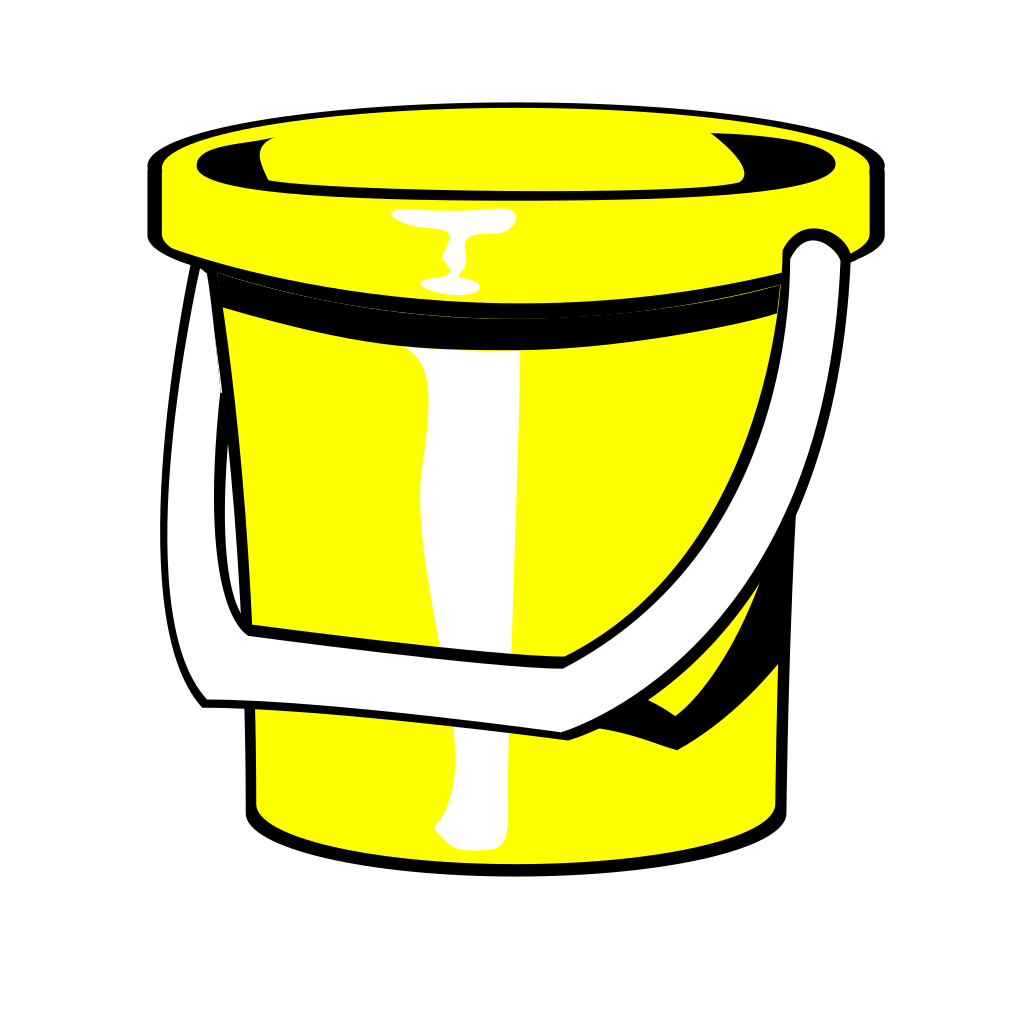Yellow Bucket PNG, SVG Clip art for  Download Clip Art, PNG Icon Arts