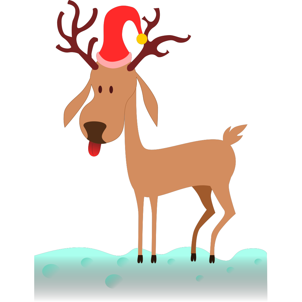 Cartoon Reindeer SVG images. 