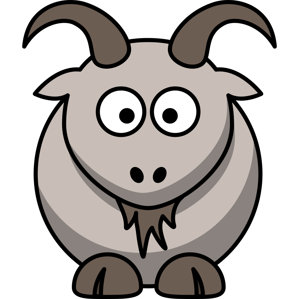 Download Cartoon Goat PNG, SVG Clip art for Web - Download Clip Art ...