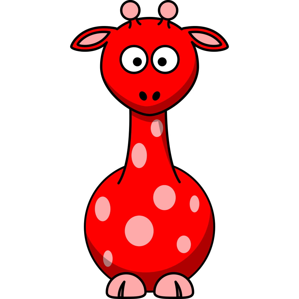 Download Red Giraffe 2 PNG, SVG Clip art for Web - Download Clip ...