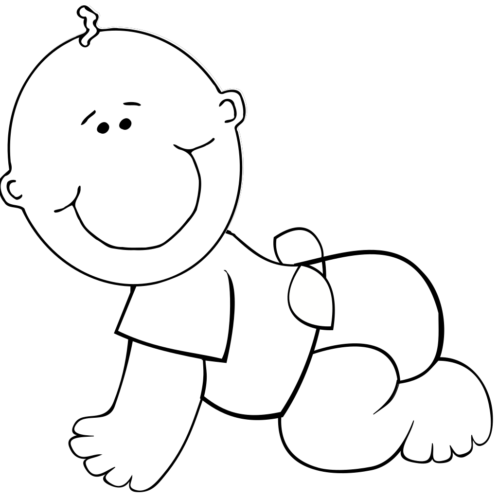 Download Crawling Baby Boy Outline Png Svg Clip Art For Web Download Clip Art Png Icon Arts