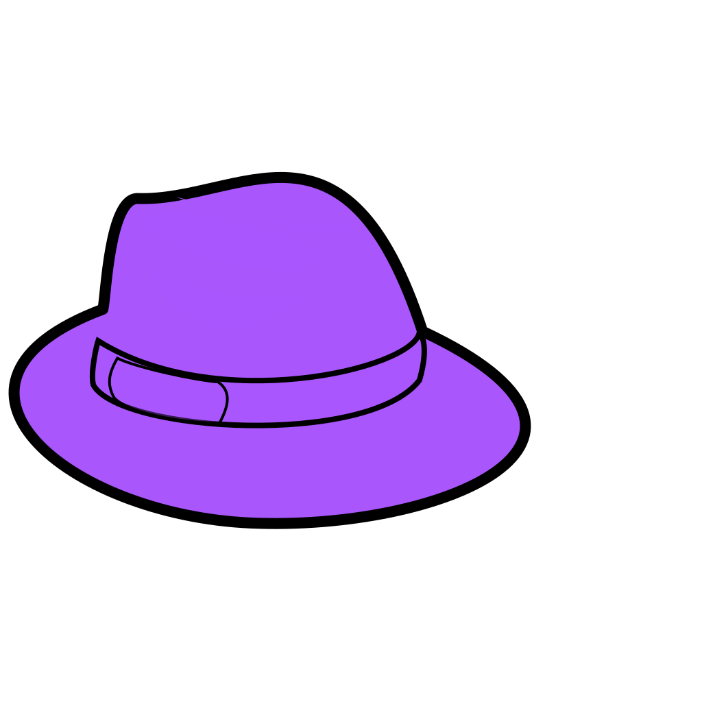 Purple Hat SVG Clip arts download - Download Clip Art, PNG Icon Arts