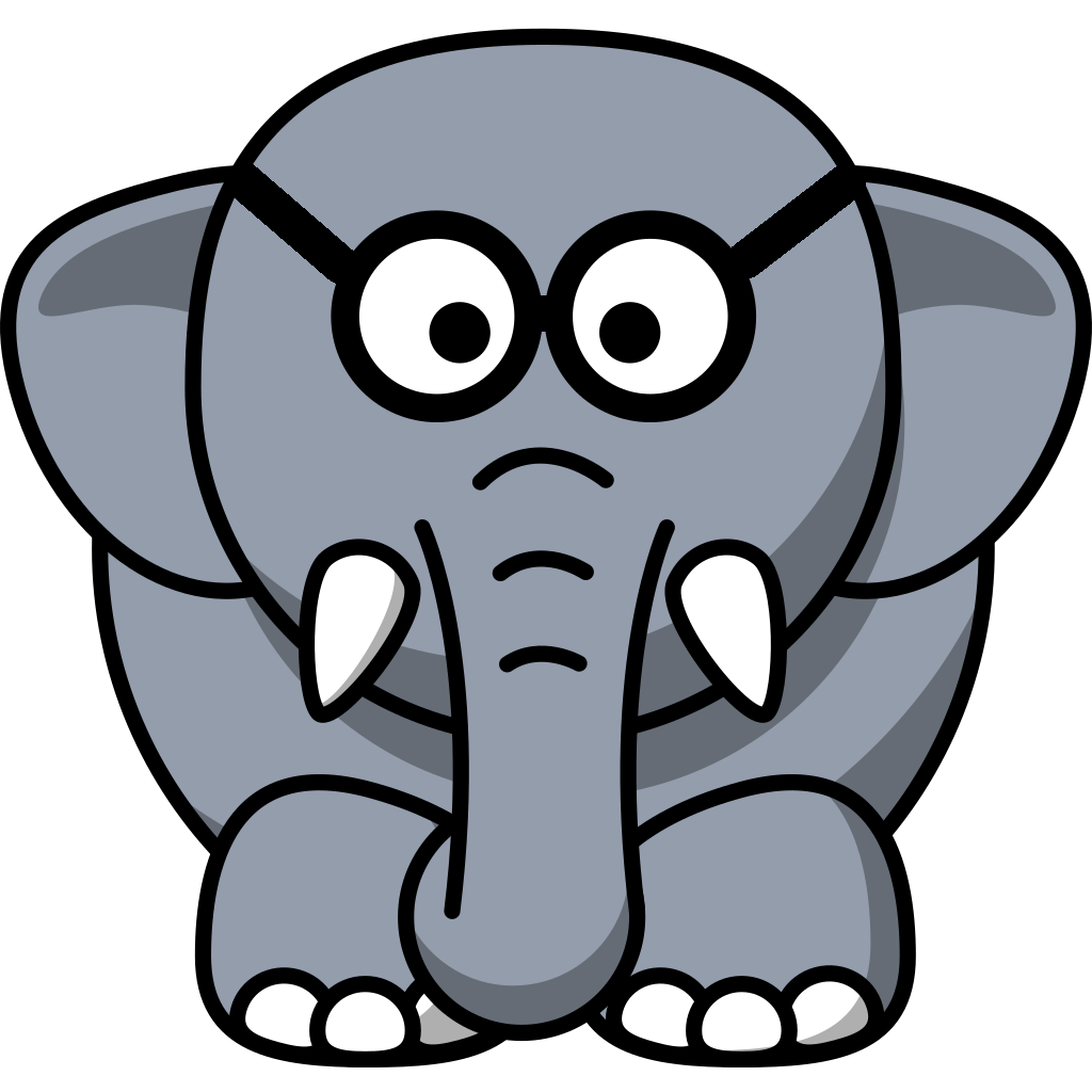 Free Free 281 Elephant With Glasses Svg SVG PNG EPS DXF File