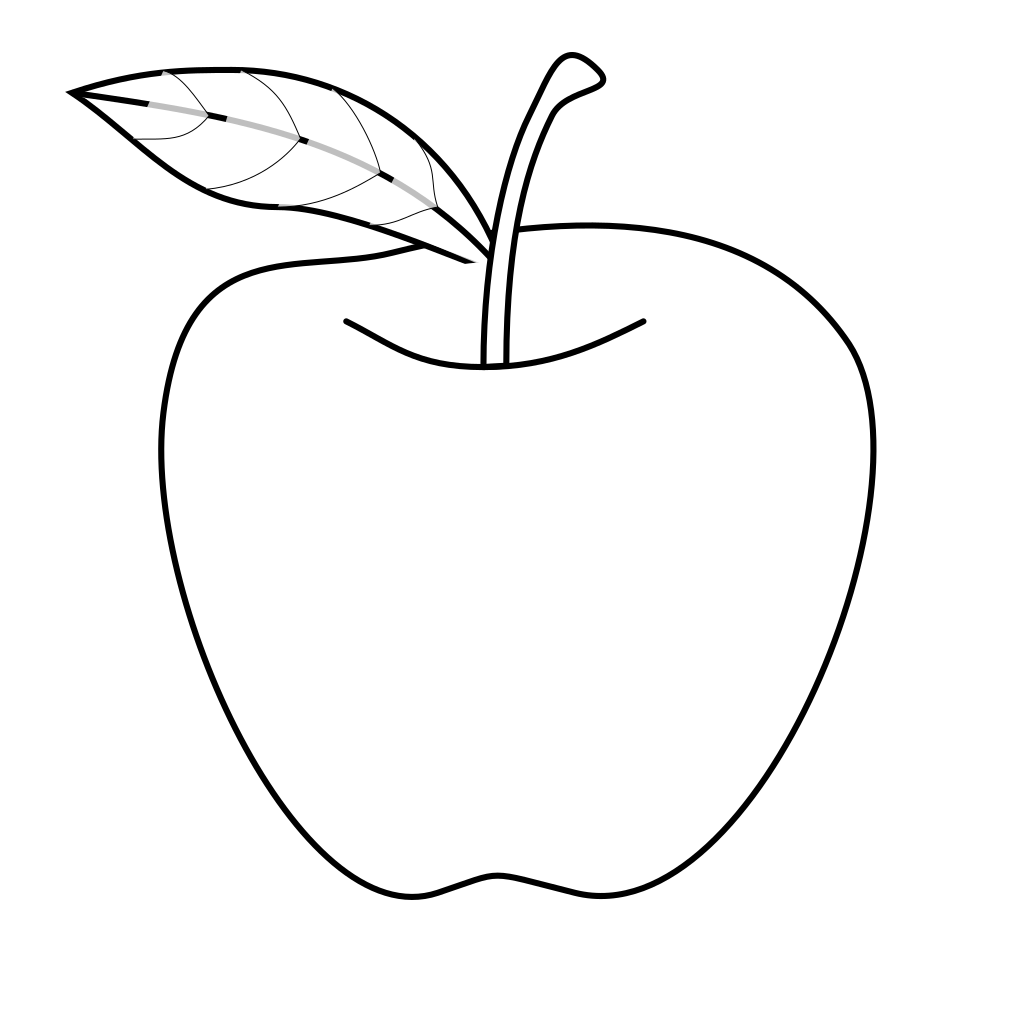 Apple Drawing SVG Clip arts
