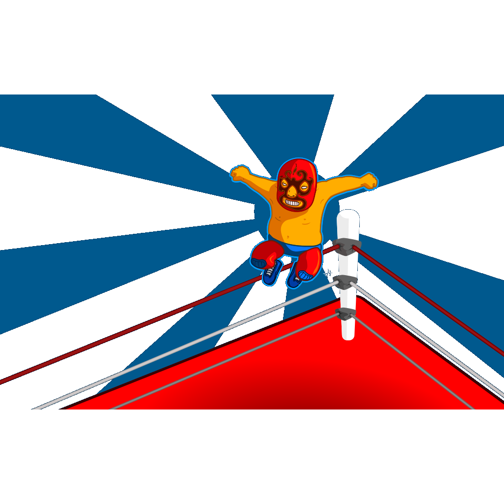 Luchador Wallpaper SVG Clip arts