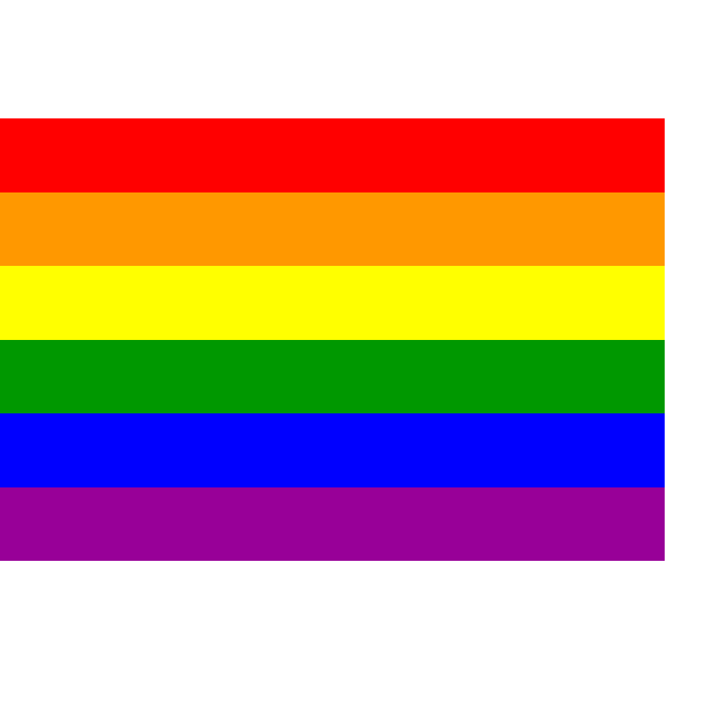 gay pride rainbow clipart