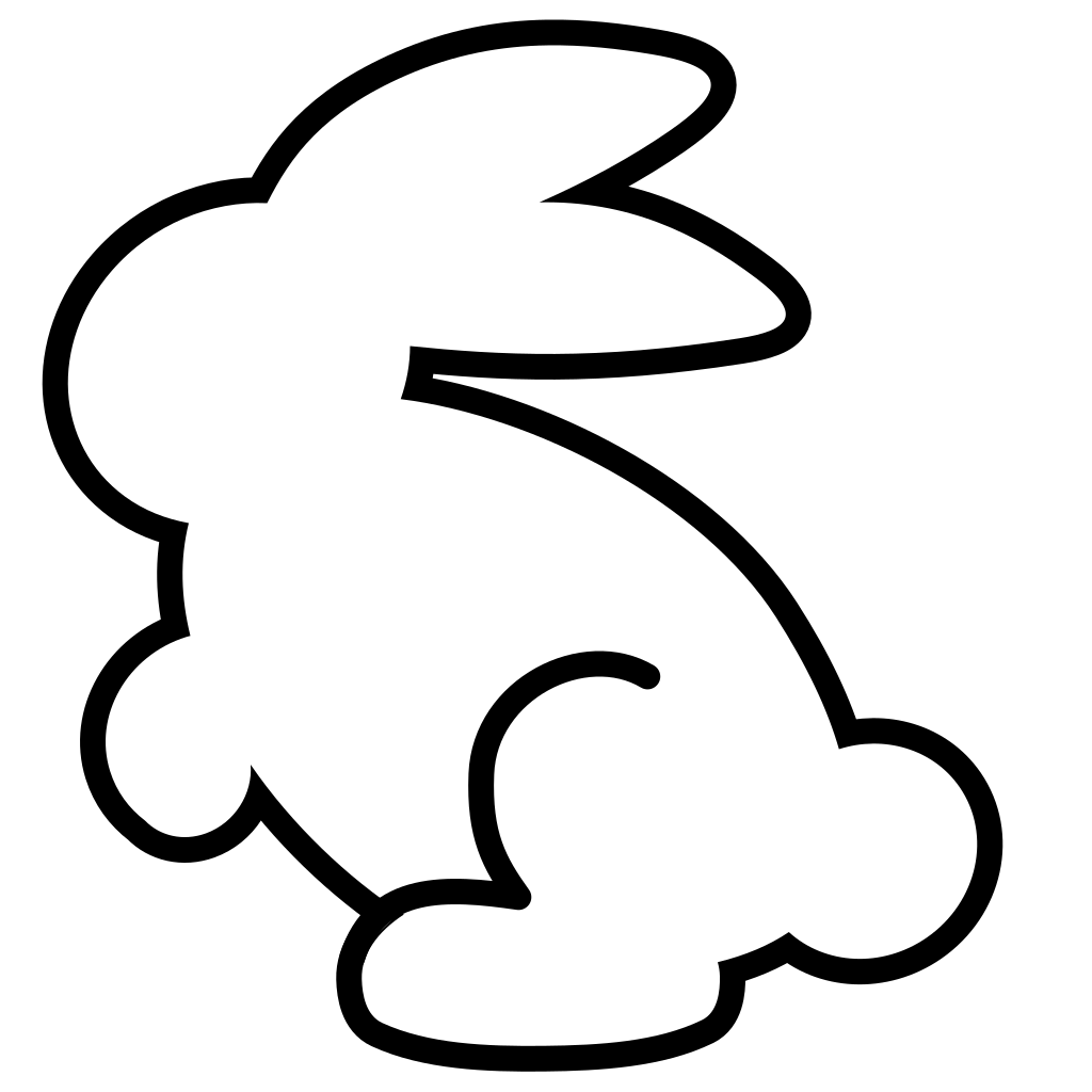 Bunny SVG Clip arts