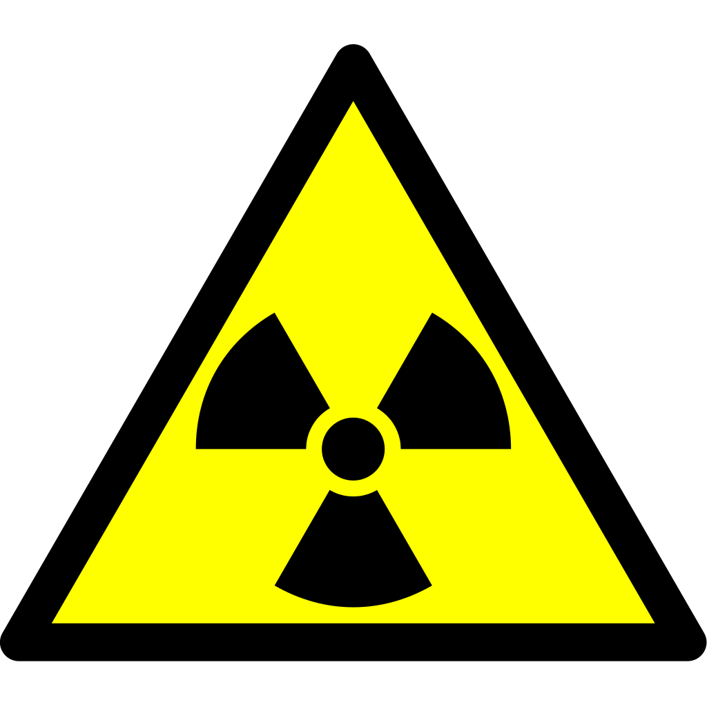 Radioactive Sign SVG Clip arts