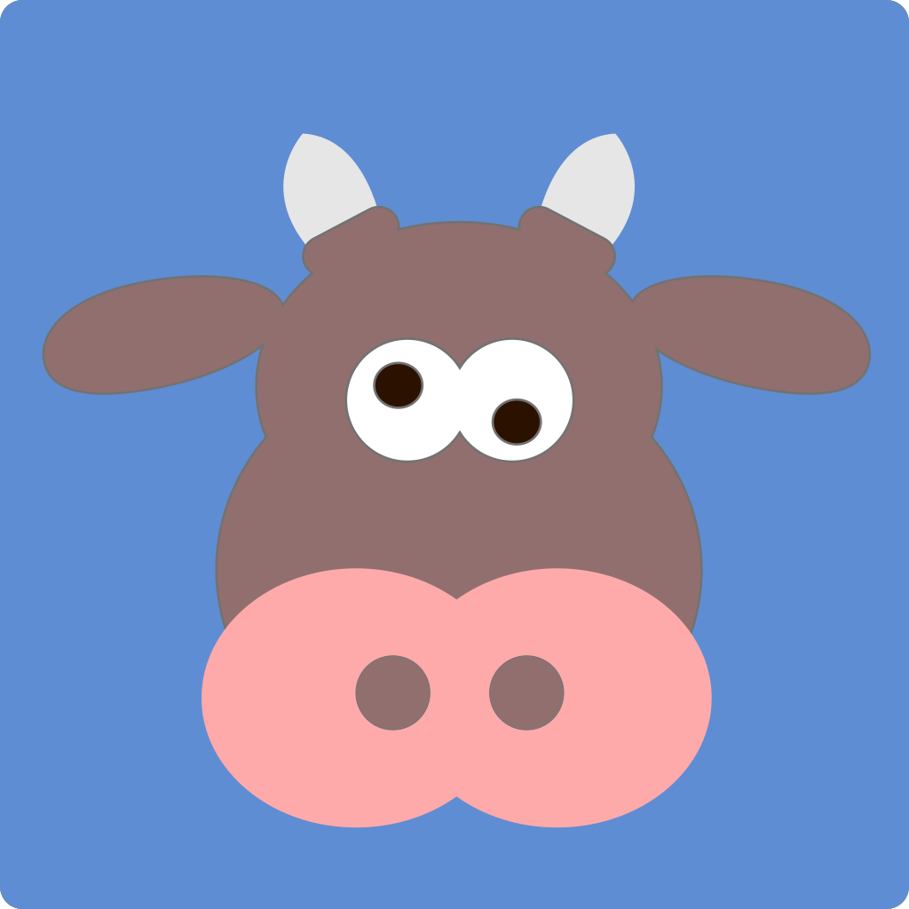 Cartoon Cow Head PNG, SVG Clip art for Web - Download Clip Art, PNG