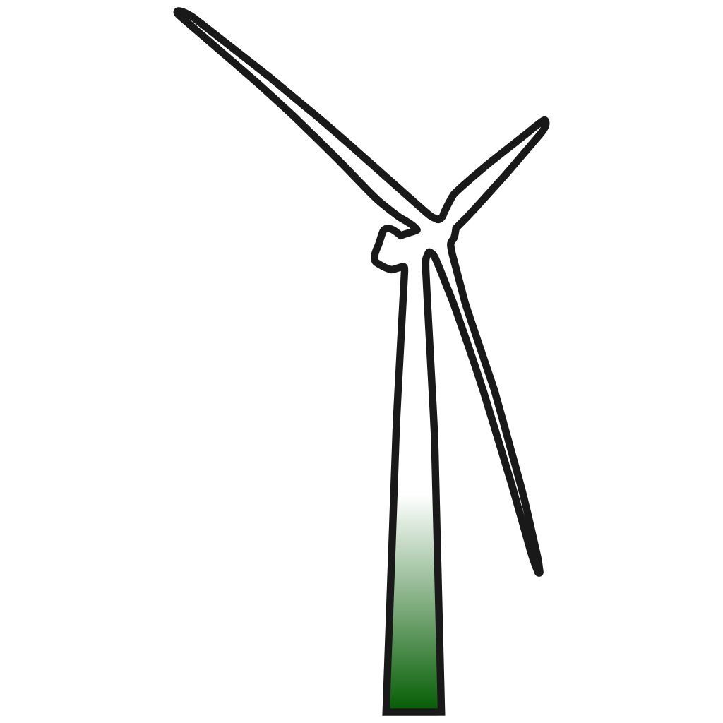 Wind Turbine PNG Clip arts.