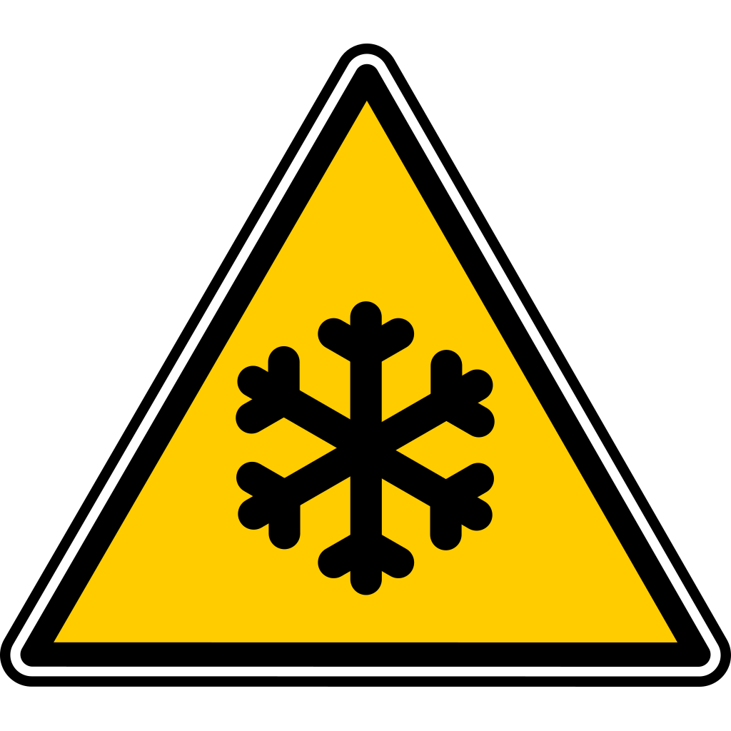 Warning - Snowflake SVG Clip arts