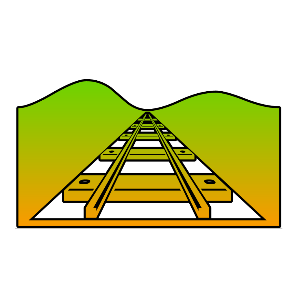 Rails png. Железнодорожные пути вектор. Рельсы логотип. Поезд рельсы логотип. Подвесная железная дорога - вектор.