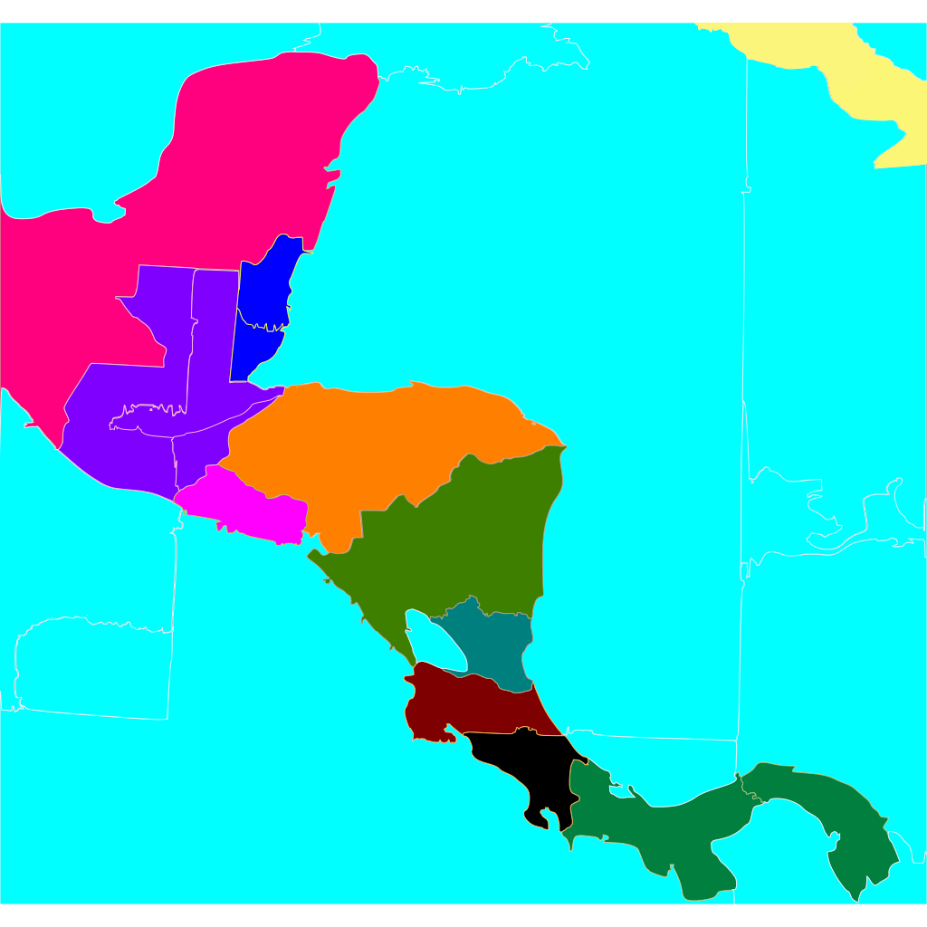 Map Of Central America