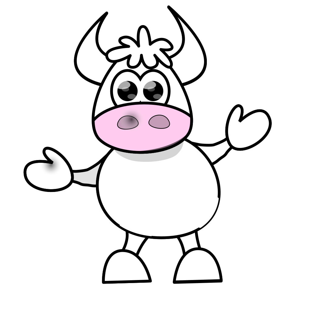 Download Jumping Cow Without Spots PNG, SVG Clip art for Web ...
