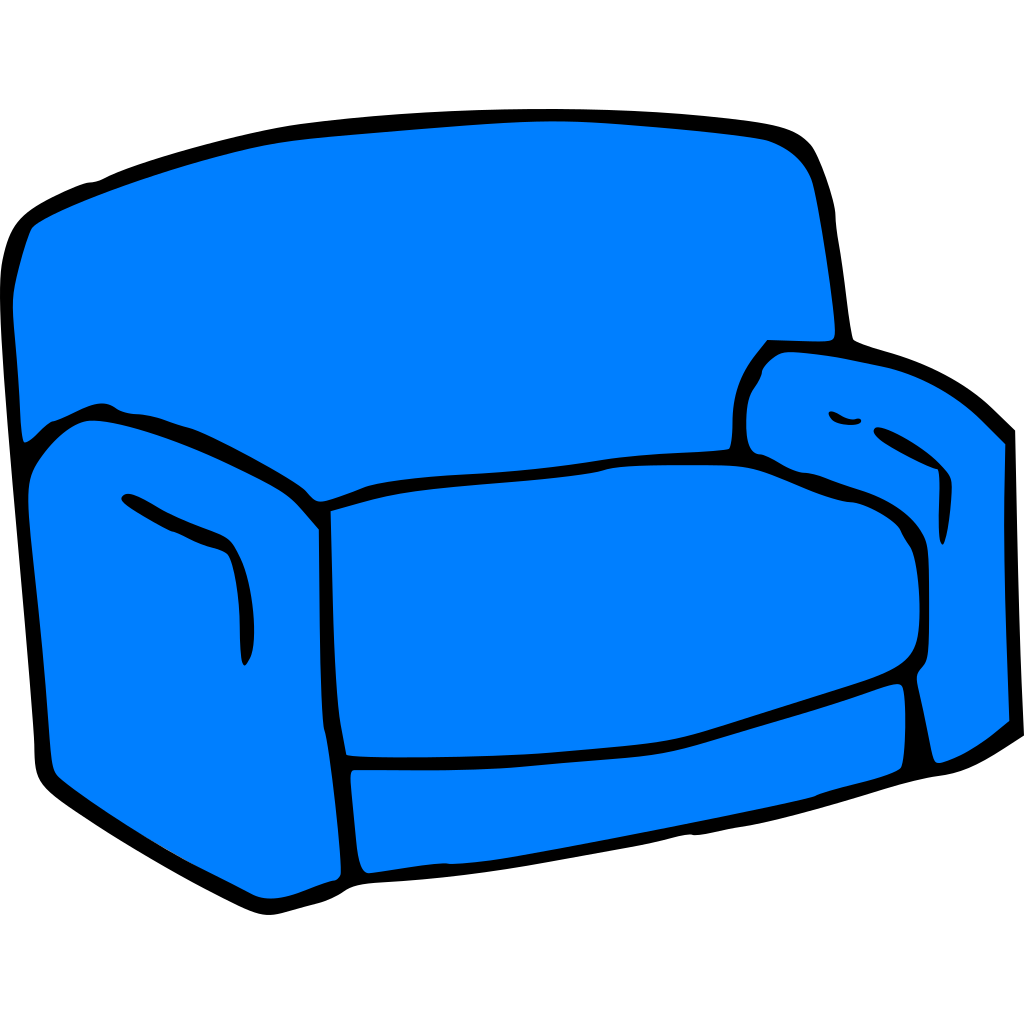 Download Blue Sofa PNG, SVG Clip art for Web - Download Clip Art ...