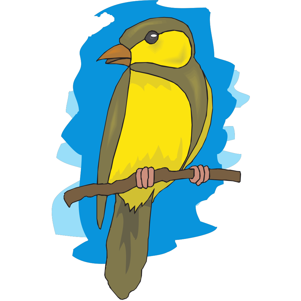 Perched Goldfinch PNG, SVG Clip art for  Download Clip Art, PNG