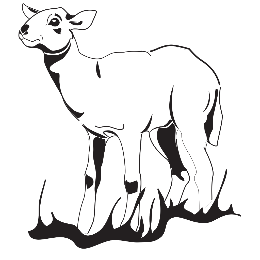 Download Lamb In The Grass PNG, SVG Clip art for Web - Download ...