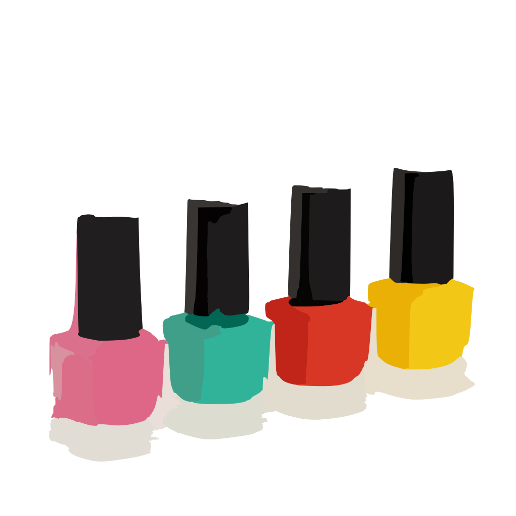 Nail Polish Colors PNG, SVG Clip art for  Download Clip Art, PNG Icon Arts