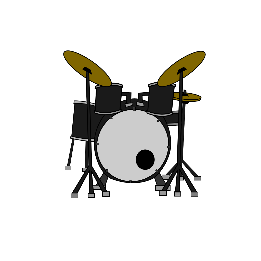 drum set icon drum set icon