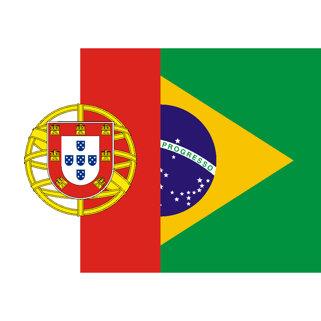 Download Flags Of Brazil And Portugal PNG, SVG Clip art for Web ...
