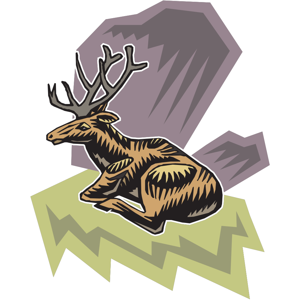 Download Deer Sitting Art PNG, SVG Clip art for Web - Download Clip Art, PNG Icon Arts