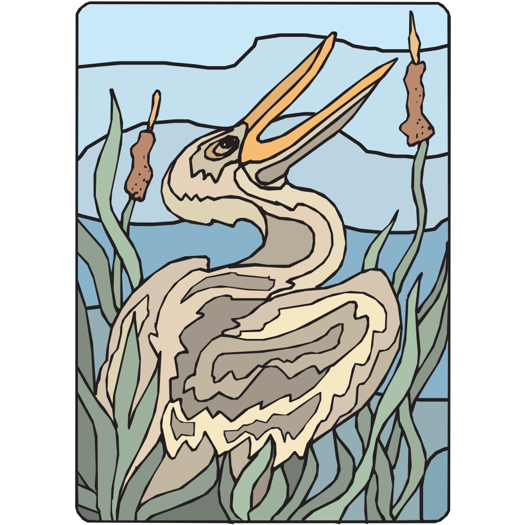 Paint By Numbers Pelican PNG, SVG Clip art for  Download Clip Art