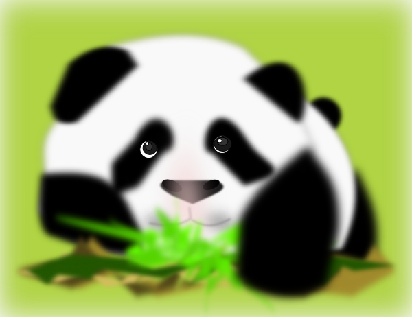 Panda 3 SVG Clip arts