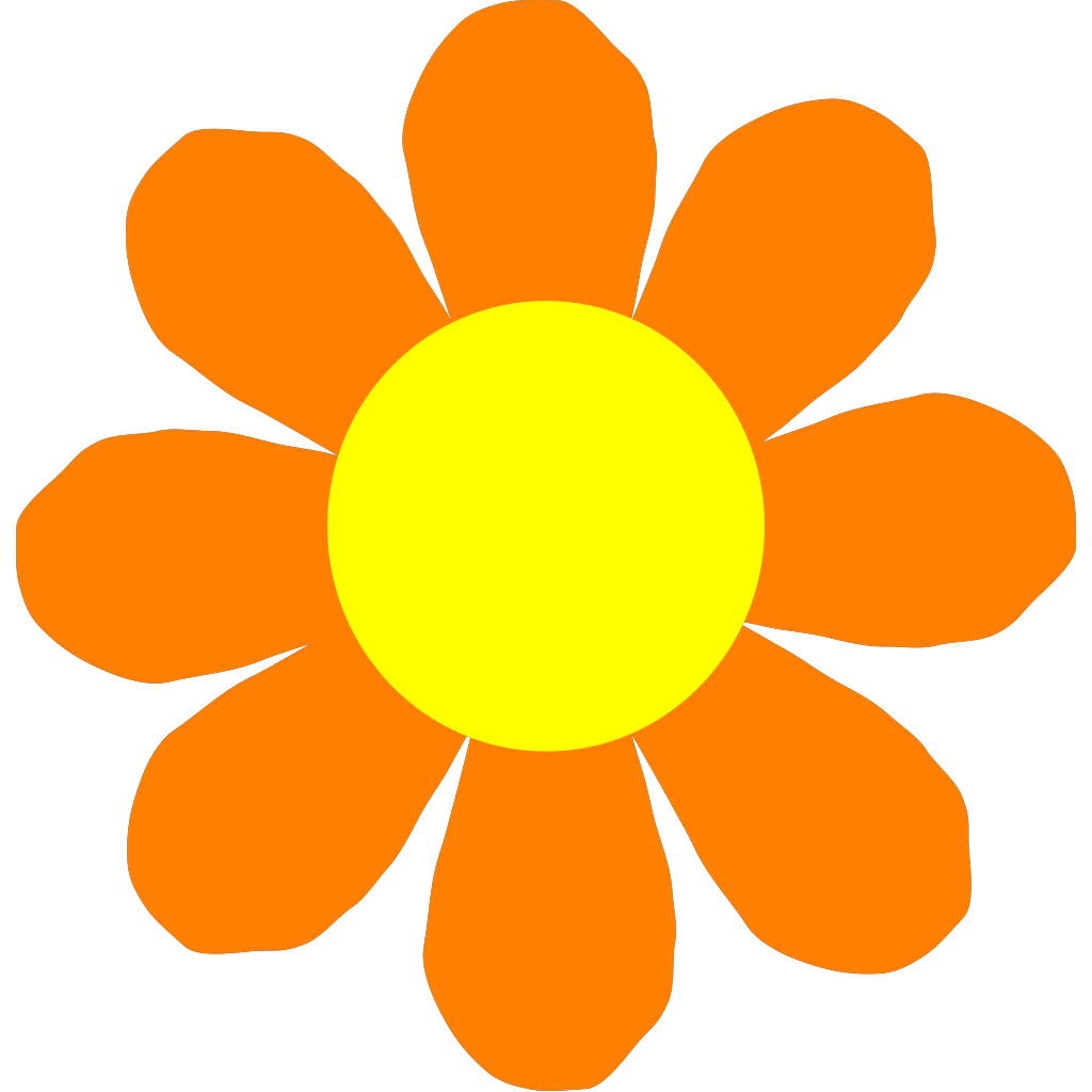 Orange Flower PNG, SVG Clip art for Web Download Clip