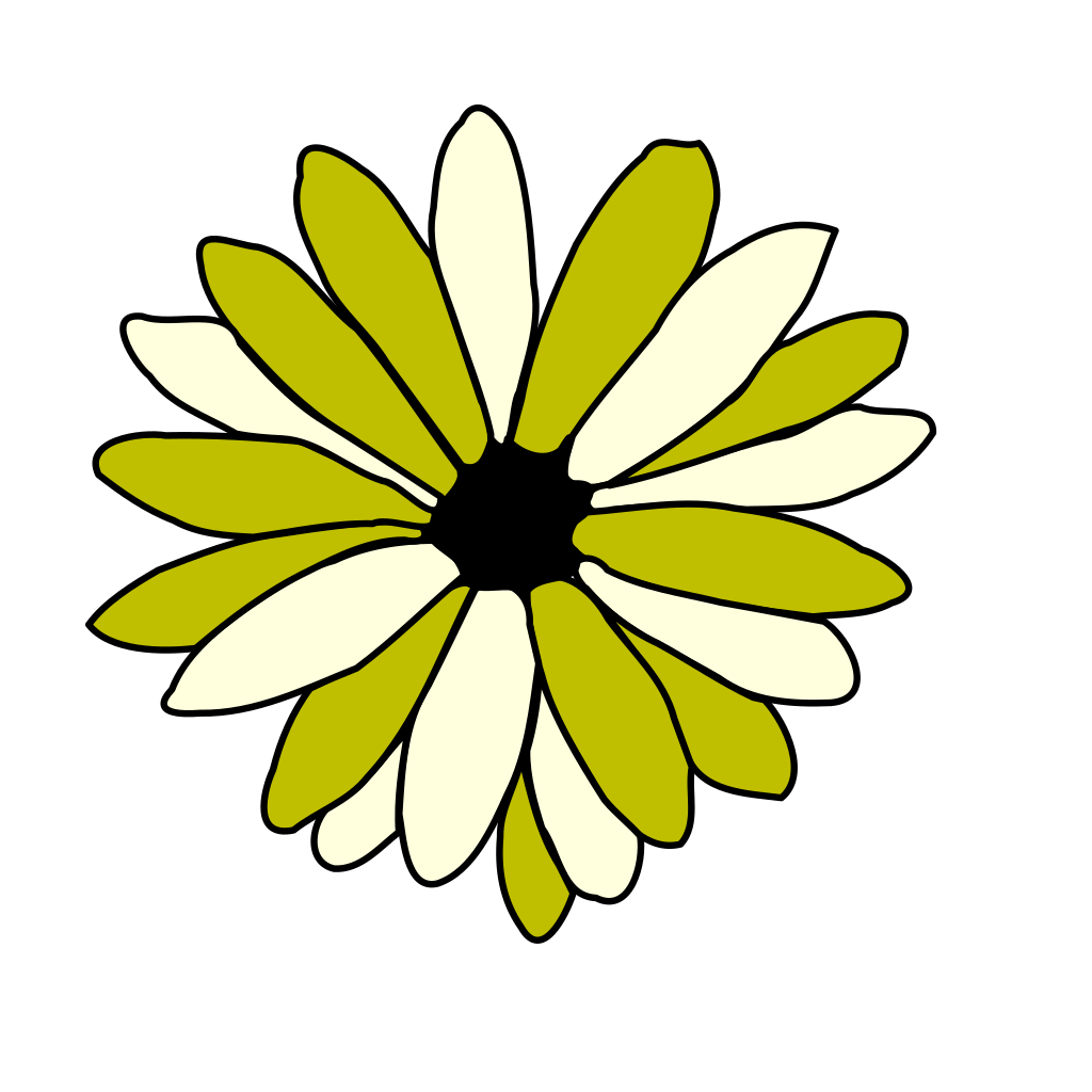 Download Green And Ivory Daisy PNG, SVG Clip art for Web - Download ...