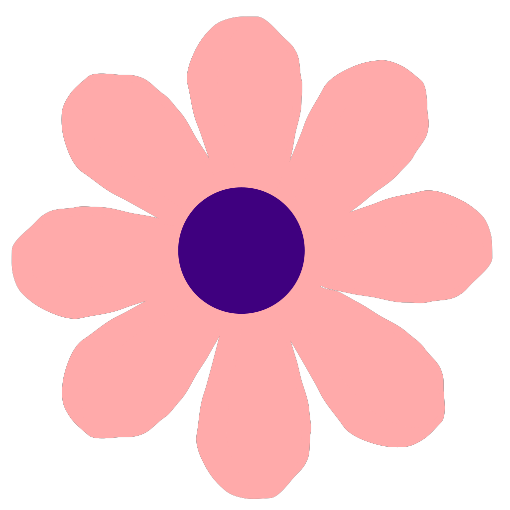 Pink Flower SVG Clip arts