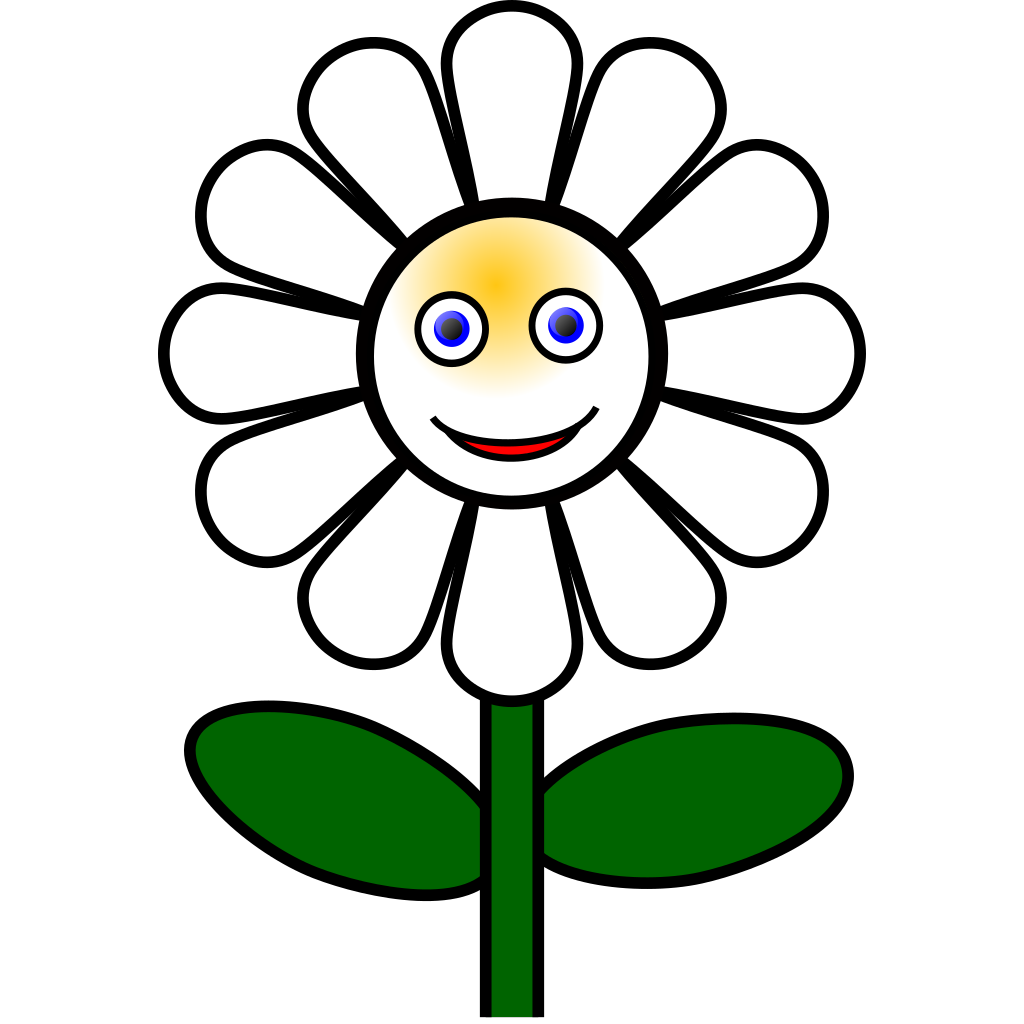 Smiling Daisy PNG, SVG Clip art for  Download Clip Art, PNG Icon Arts
