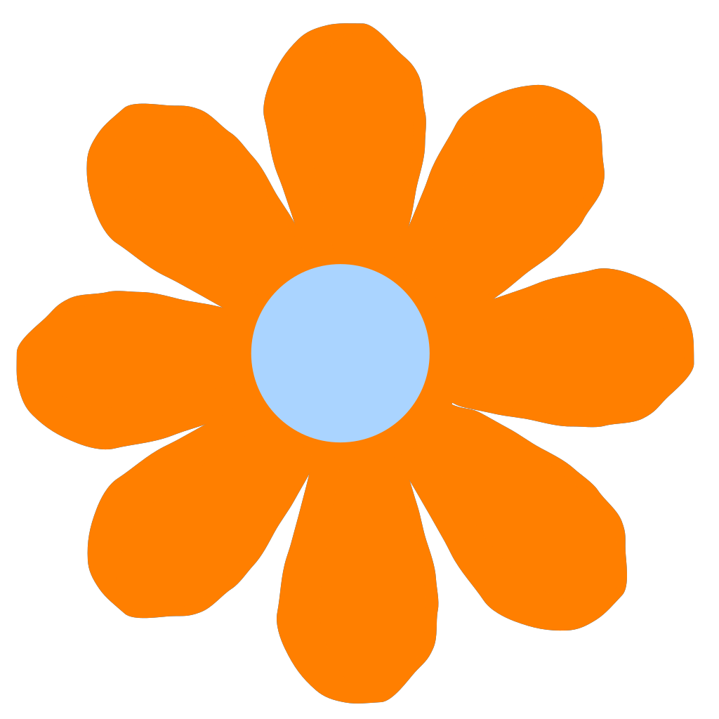 Orange Flower PNG, SVG Clip art for Web Download Clip