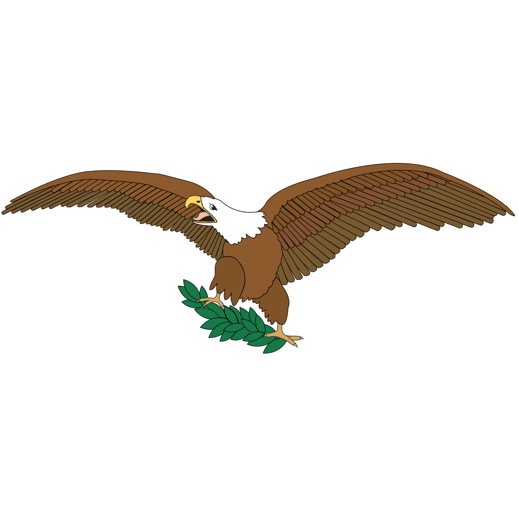 Eagle Carrying Plant SVG Clip arts