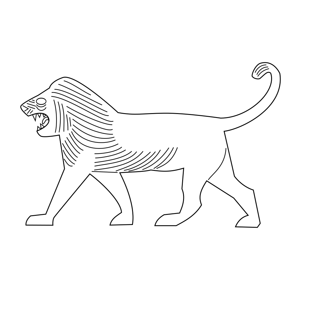Free Free 62 Lion Outline Svg SVG PNG EPS DXF File