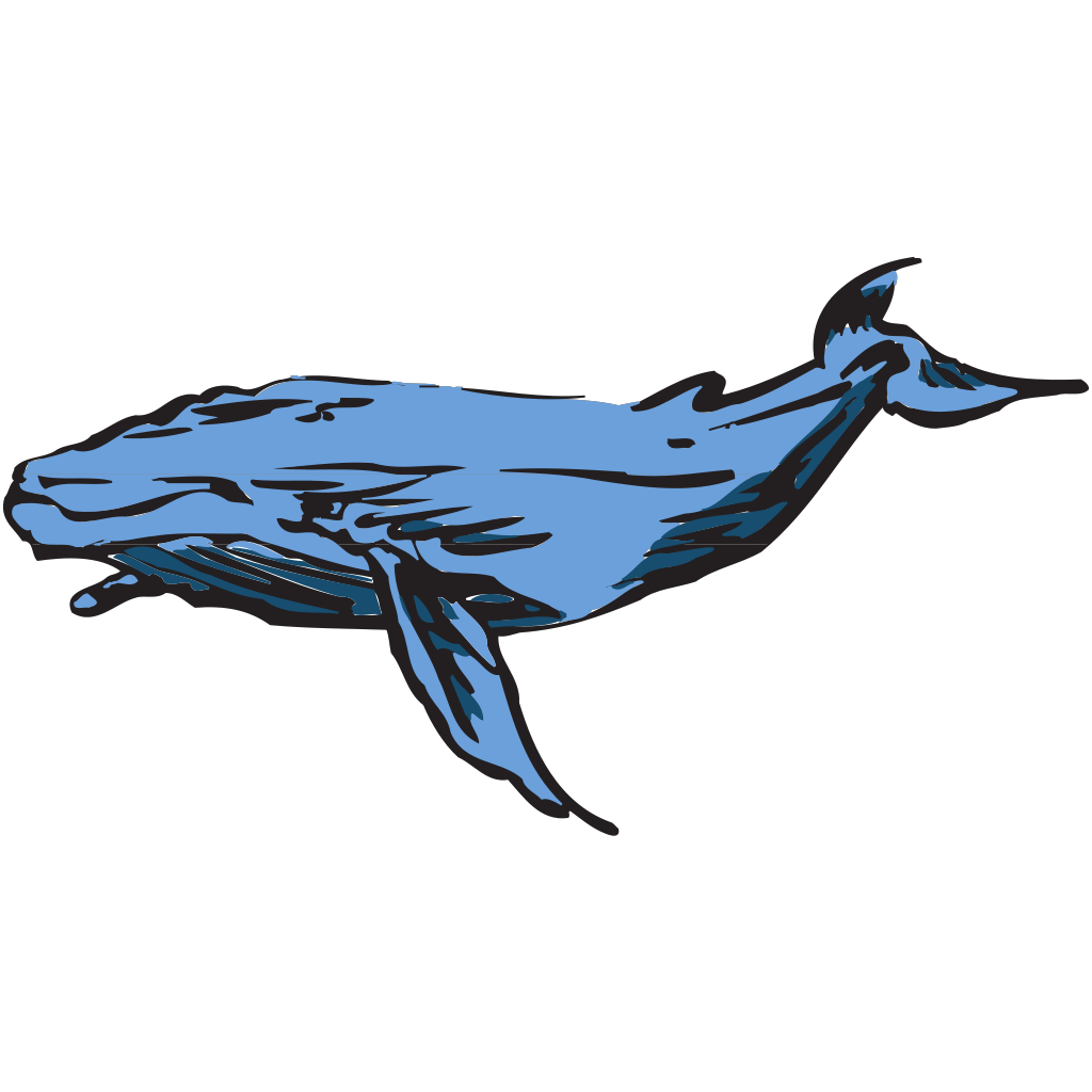 Swimming Whale Art PNG, SVG Clip art for Web - Download Clip Art, PNG