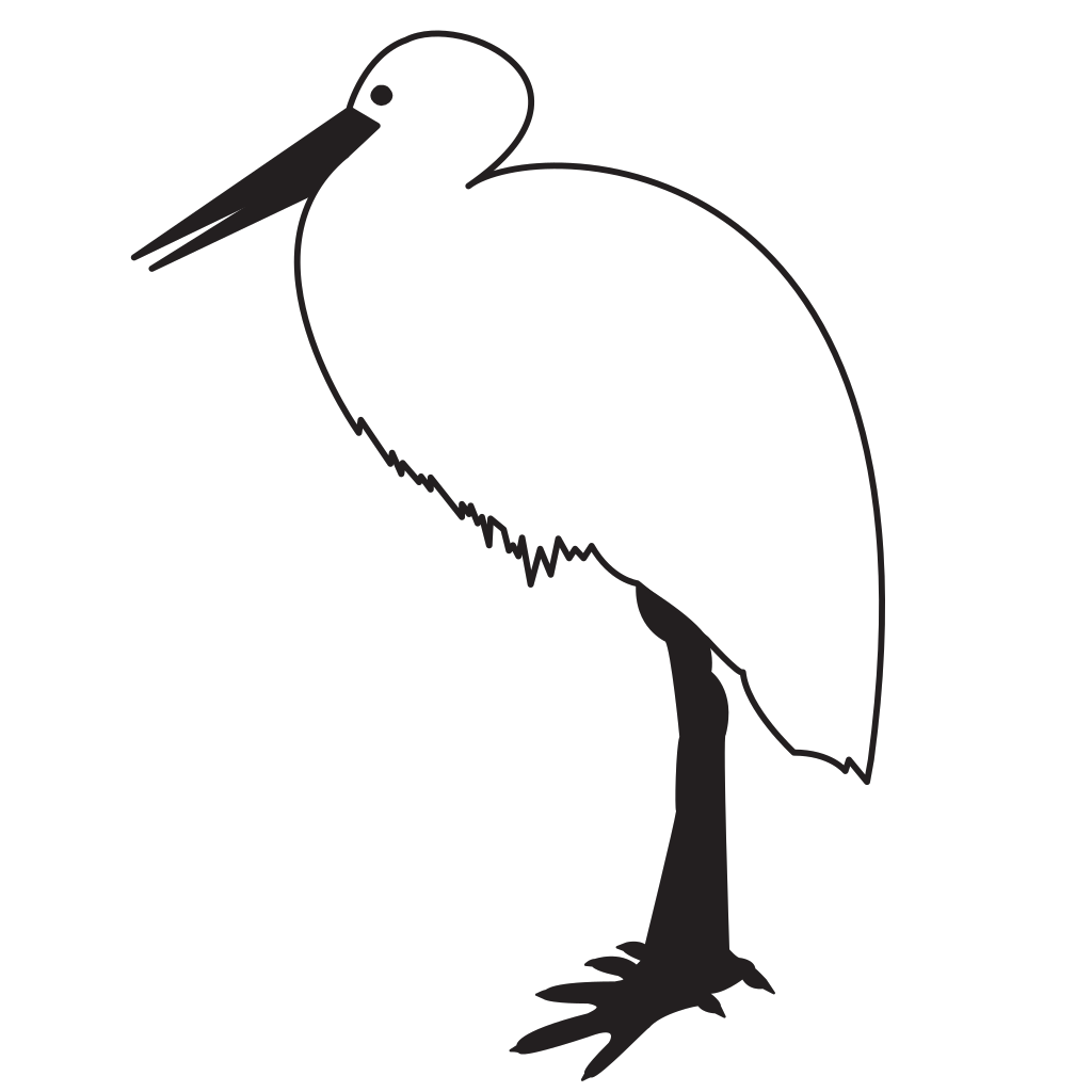 Download Simple Stork Art PNG, SVG Clip art for Web - Download Clip ...