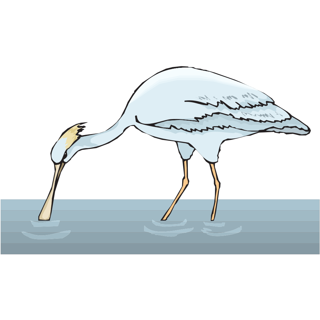 Download Spoonbill In Water PNG, SVG Clip art for Web - Download Clip Art, PNG Icon Arts