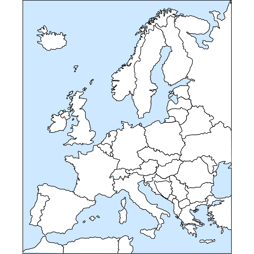 Map Of Europe SVG Clip arts download Download Clip Art, PNG Icon Arts