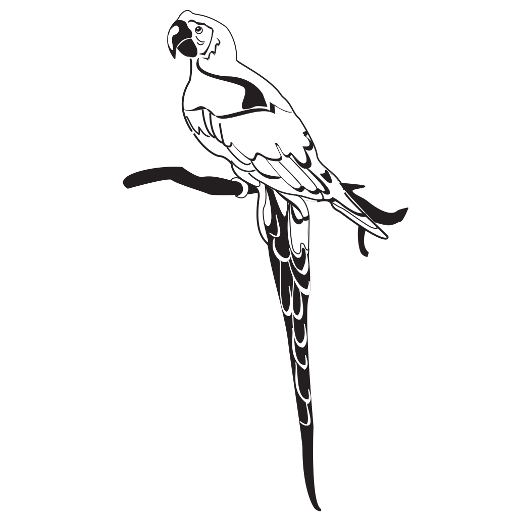 Parrot On Branch Png Svg Clip Art For Web Download Clip Art Png Icon Arts
