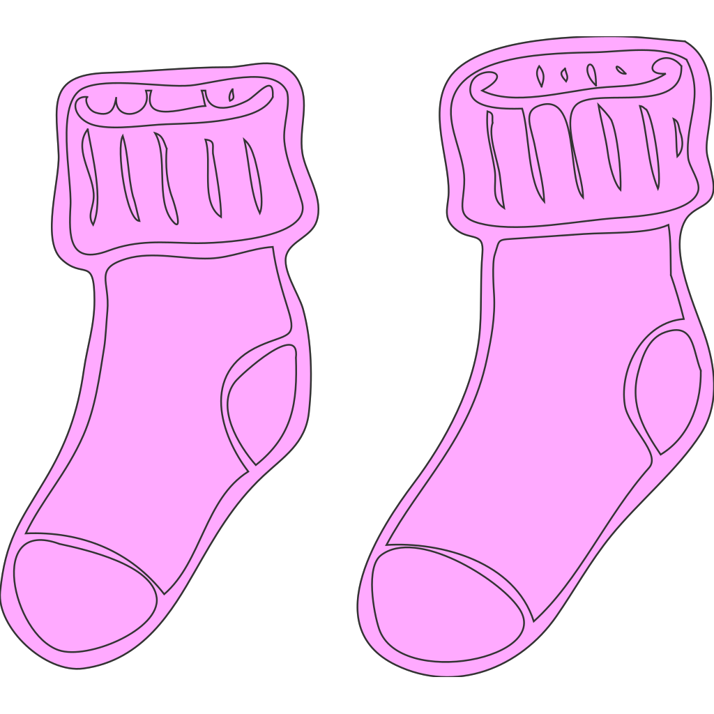 Clothing Pair Of Haning Socks SVG Clip arts download - Download Clip ...