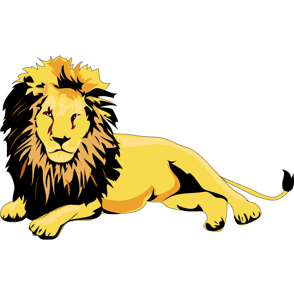 Download Lounging Lion PNG, SVG Clip art for Web - Download Clip Art, PNG Icon Arts