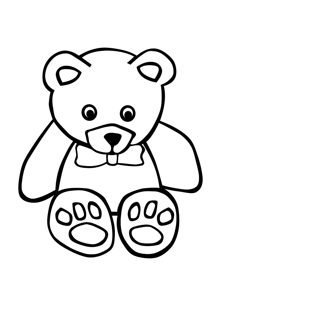 tatty teddy outline