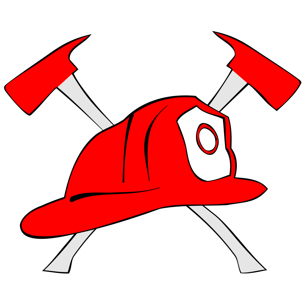 Firefighter Hard Hat PNG Clip arts.