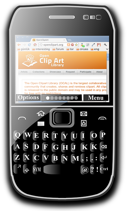 Blackberry Mobile Transparent PNG SVG Clip arts