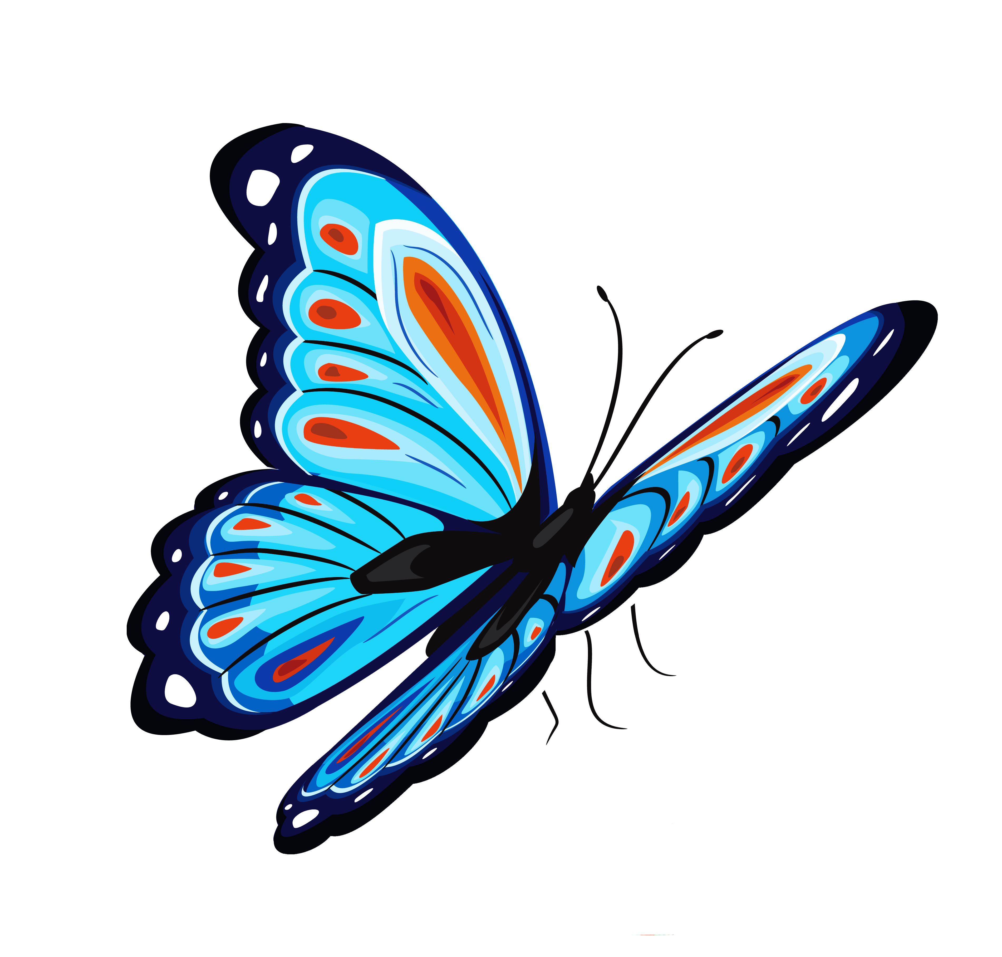 Blue Butterfly PNG PNG, SVG Clip art for Web - Download Clip Art, PNG