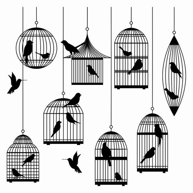 Caged Bird PNG File PNG, SVG Clip art for  Download Clip Art, PNG
